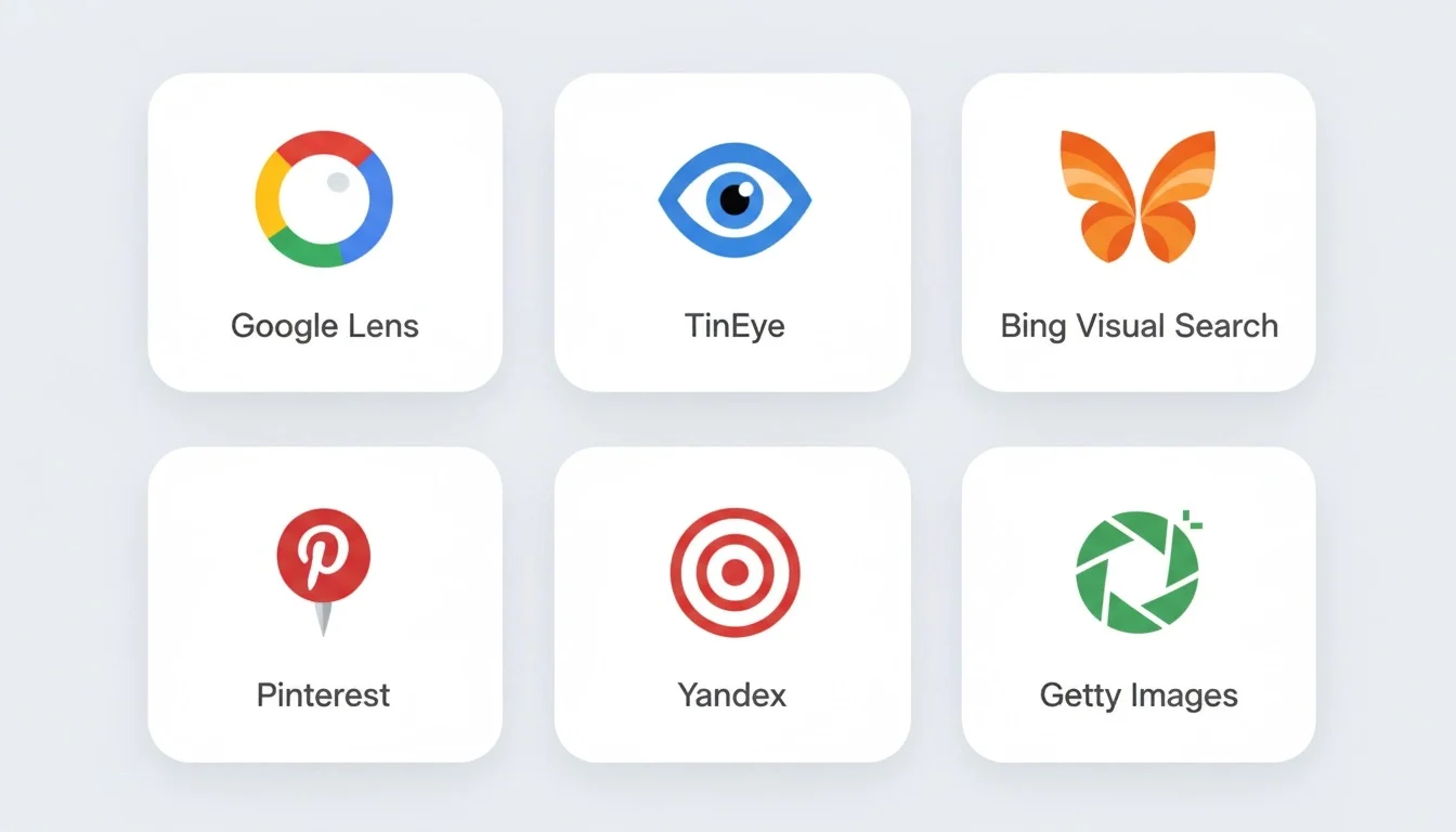 best tools for image search techniques in 2026 — Google Lens, TinEye, Bing, Pinterest, Yandex