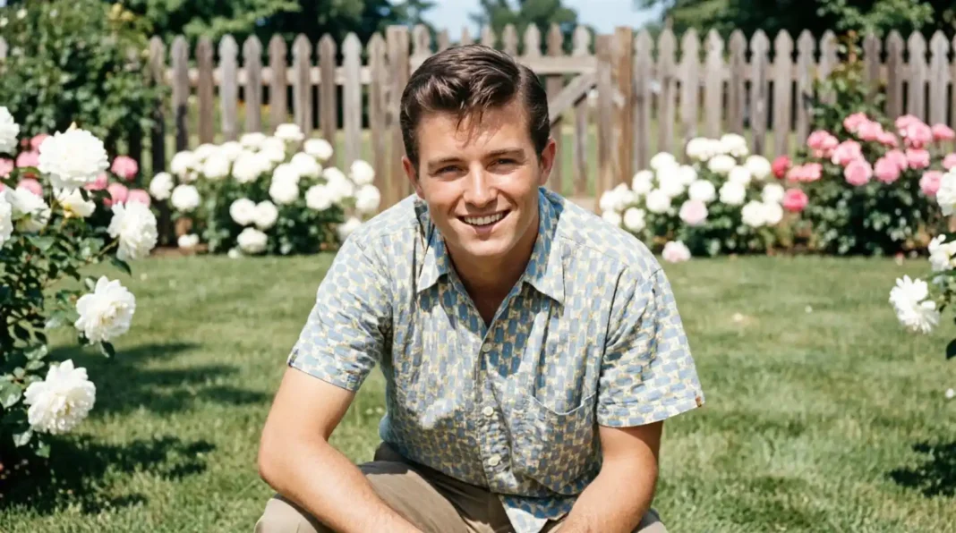 Robert True Houghton young man in 1950s California - father of Kris Jenner and aircraft engineer