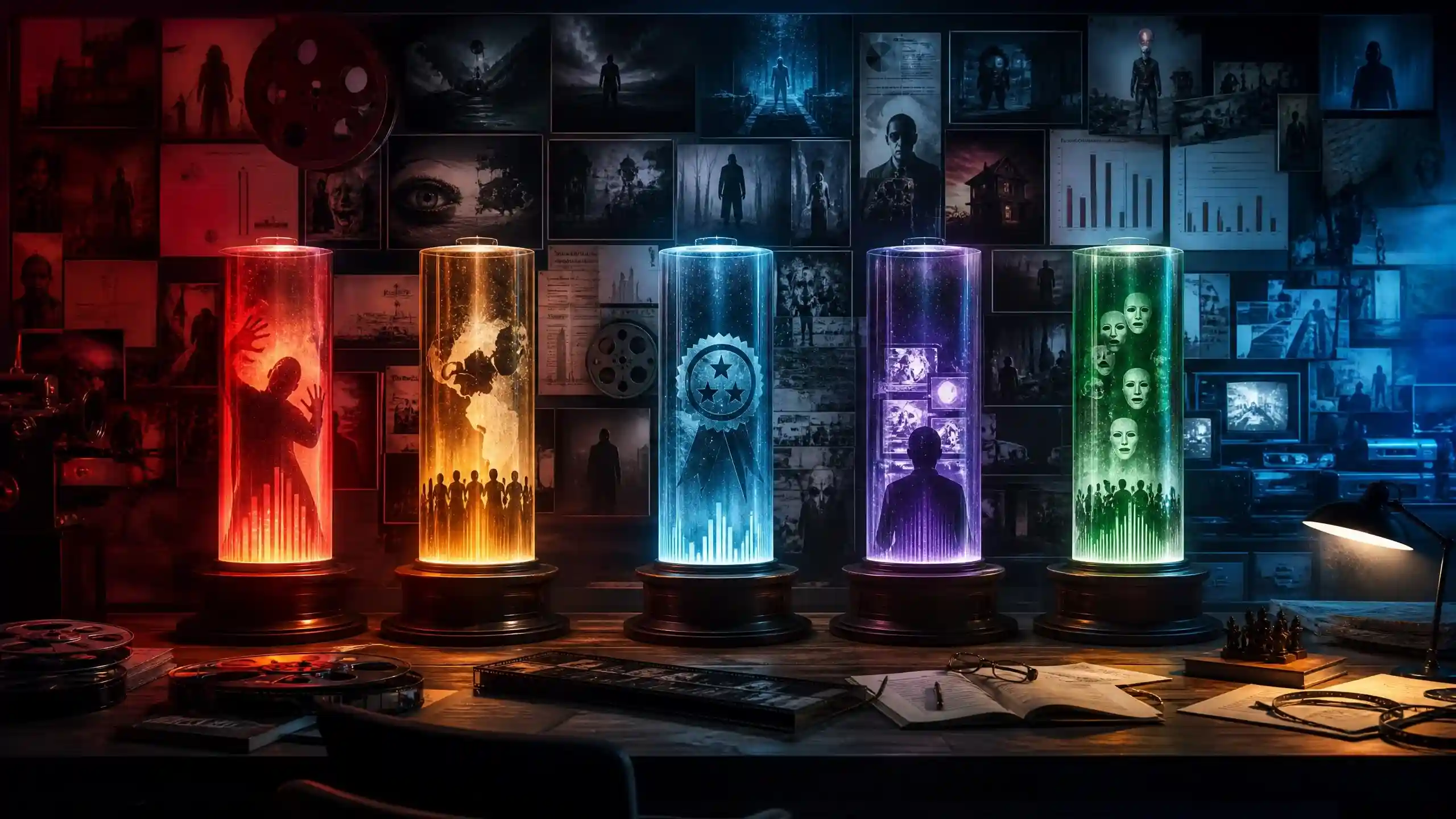 How horror movies were selected and ranked using scare factor, ratings, cultural impact, rewatchability, and genre variety.