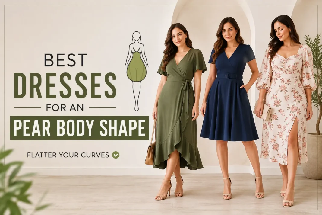 Best dresses for a pear body shape